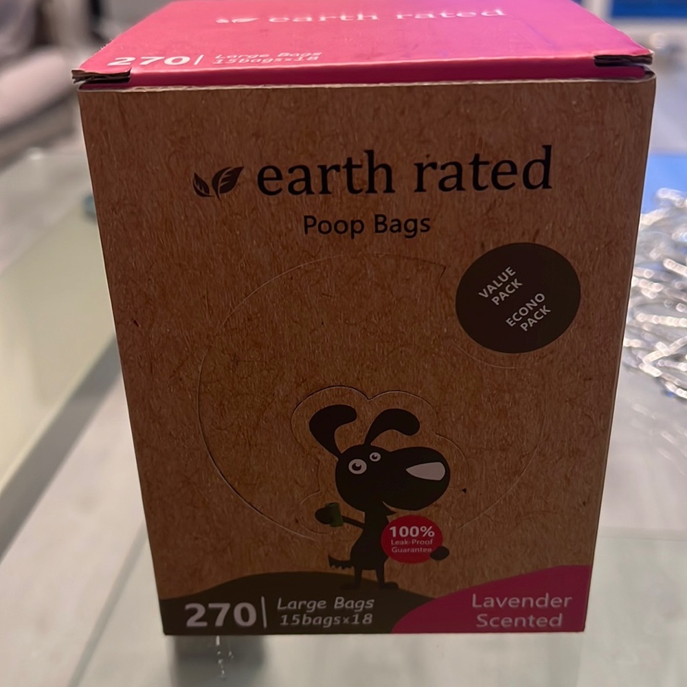 Poop bags 270 Large bags 15 bags x 18